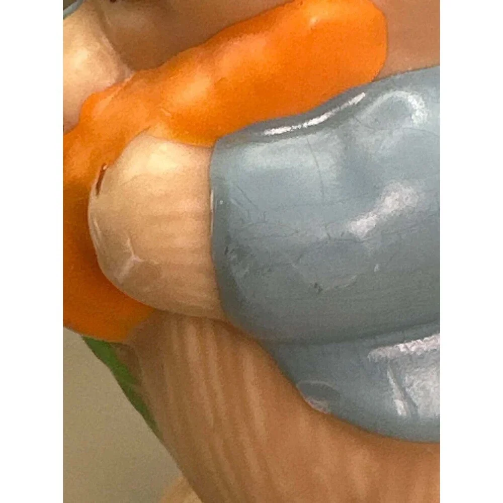 Vintage Avon Bunny Patch Easter Rabbit Candle with Carrot